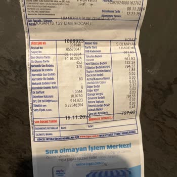Beklenmedik Yüksek Fatura Şoku