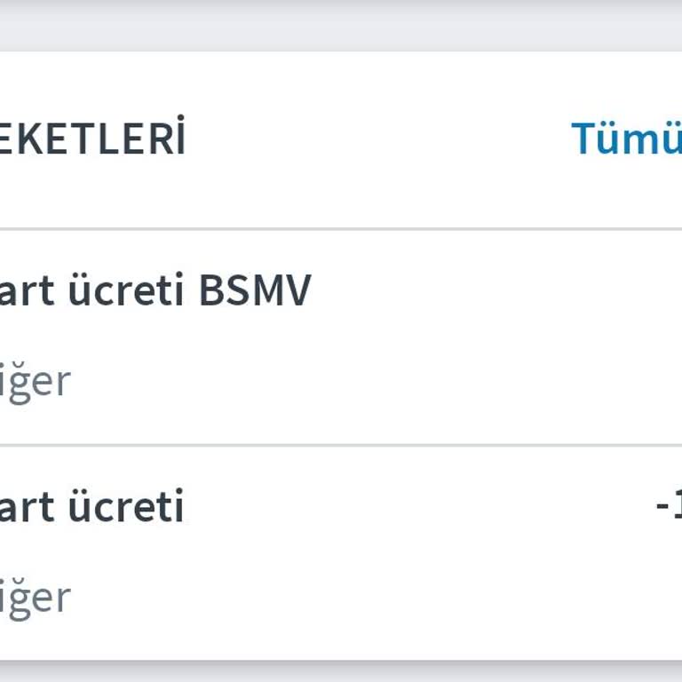 Haksız Kart Ücretlerinin İadesi Talebi