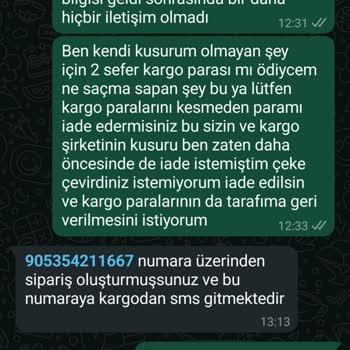 İletişim Eksikliği Ve Haksız Kargo Ücreti Kesintisi