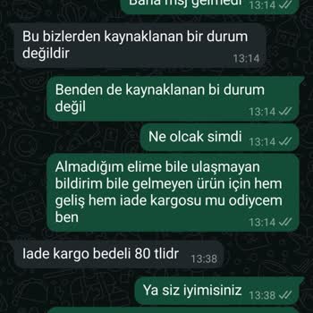 İletişim Eksikliği Ve Haksız Kargo Ücreti Kesintisi