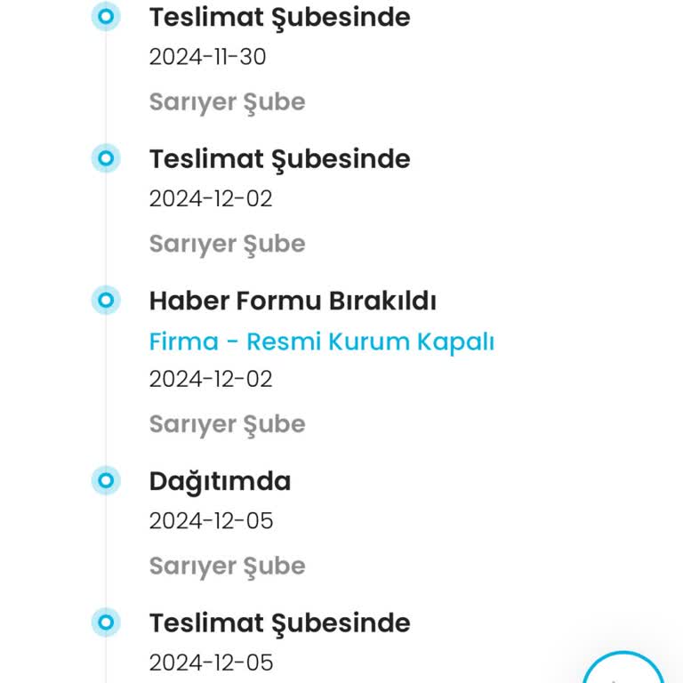 Kargoist Sarıyer Şubesi'nde Kayıp Kargo Krizi
