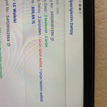 LCW Online Siparişim Habersiz İptal Edildi: Shade Mont Mağduriyeti