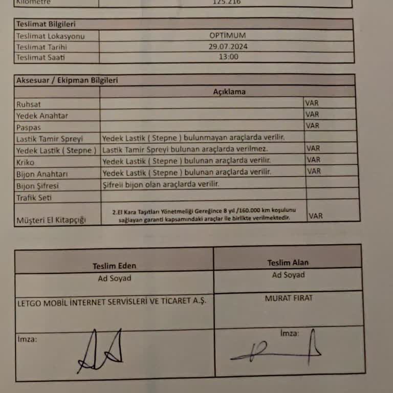 Aldığım Aracın Sürekli Arızalanması Ve Yanıltıcı Bilgilendirme