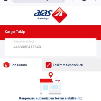 Aras Kargo Adres Hatası Nedeniyle Teslimat Sorunu