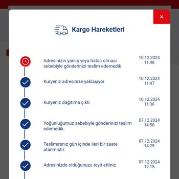 Aras Kargo Adres Hatası Nedeniyle Teslimat Sorunu