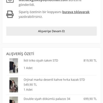Siparişin Ulaşmaması Ve İade Sorunu
