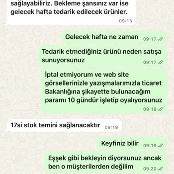 Sipariş İptali Ve Para İadesi Sorunu