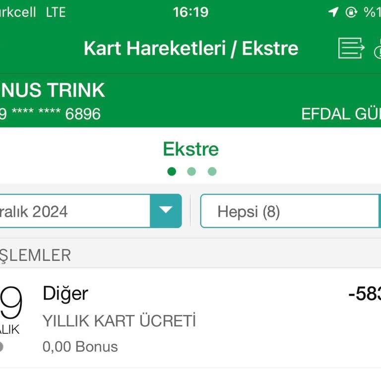 Haksız Kredi Kartı Aidatı İadesi Talebi