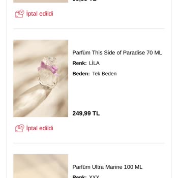 Stok Yetersizliği Nedeniyle İptal Edilen Ürünlerin Satışta Görünmesi