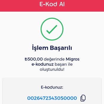 Migros Hemen Uygulamasında Ticket Kart Sorunu