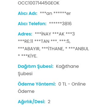 Kargoist Kağıthane Şubesiyle Sürekli Teslimat Sorunu