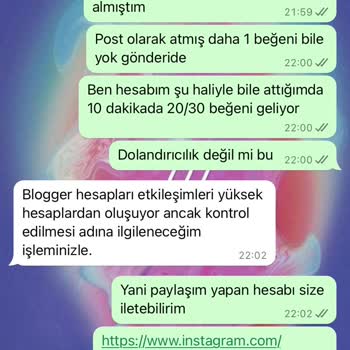 Sahte Takipçilerle Blogger Paylaşım Paketi Hayal Kırıklığı