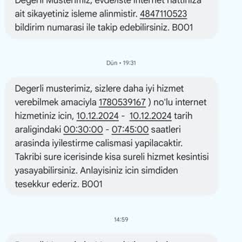 Türk Telekom'da Altyapı Ve Cayma Hakkı Sorunu