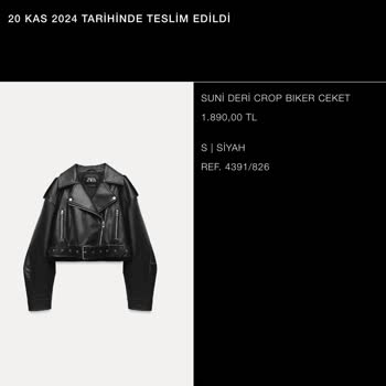 Zara Deri Ceketin Hızla Soyulması