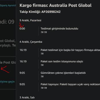 Amazon'dan Aldığım Ürün Teslim Edilmedi