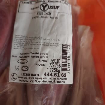 Köfteci Yusuf'tan Aldığım Kuzu İncik Zehirlenmesi