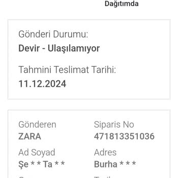 Zara Online Alışverişte Kargo Krizi: Eksik Teslimat Ve İletişim Sorunları