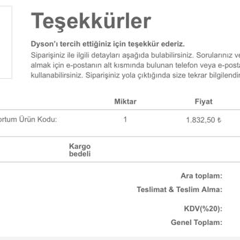 Dyson Süpürge Borusu Garantide Sorun Çıkardı