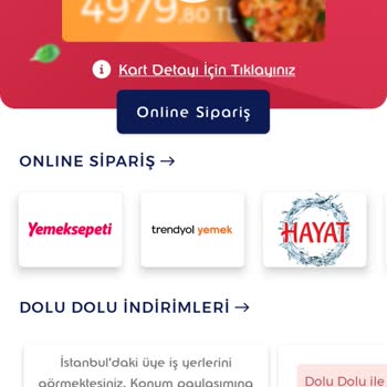 Yemek Kartı Bakiyeme Bloke Konulması