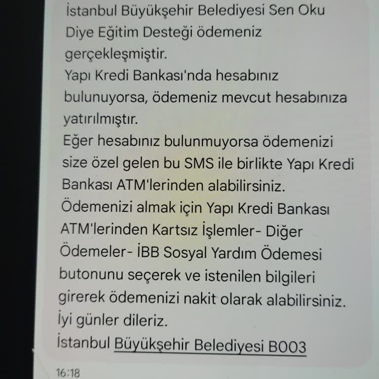 Ödeme Mesajı Var, Para Yok!