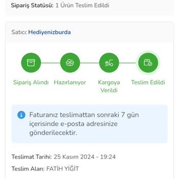 Yanlış Teslimat Ve İlgisiz Satıcı Deneyimi