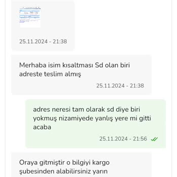 Yanlış Teslimat Ve İlgisiz Satıcı Deneyimi