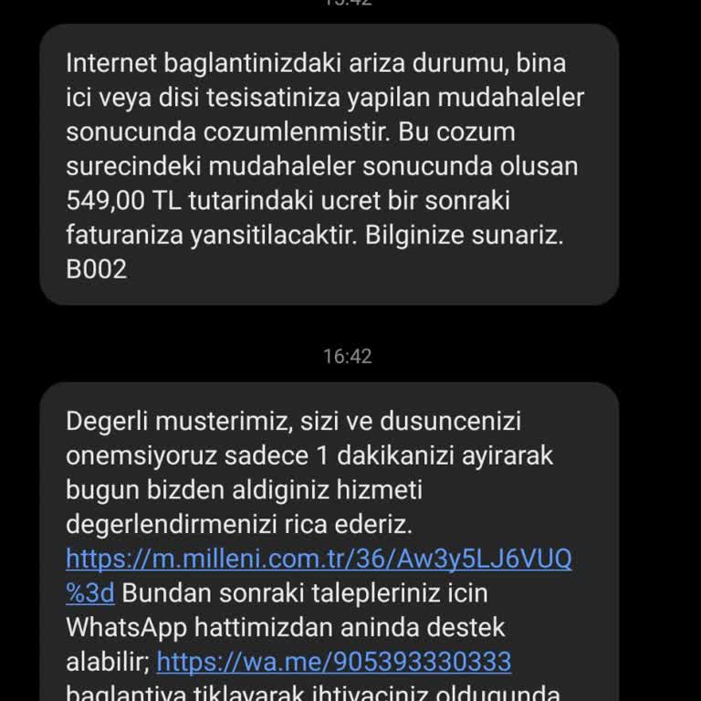 Hatalı Bağlantı Nedeniyle Haksız Ücret Talebi