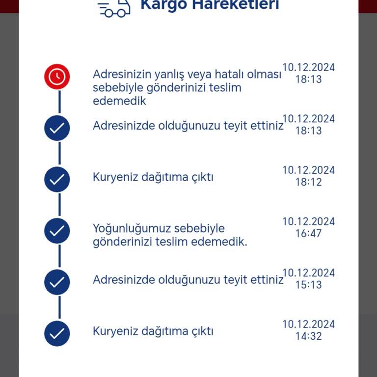Aras Kargo Yapılmayan Kargo Teslimi!
