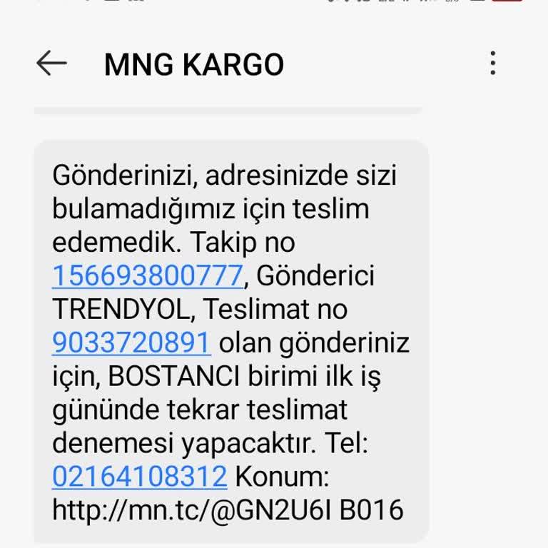 MNG Kargo Bostancı Şubesi: Teslimat Kaosu Ve İletişim Sorunları