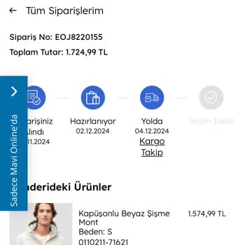 Teslim Edilmeyen Sipariş Ve Destek Hattı Sorunu