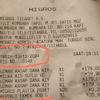 Migros'tan Alınan Ekmeğin Küflü Çıkması Ve Kalite Kontrol Eksikliği