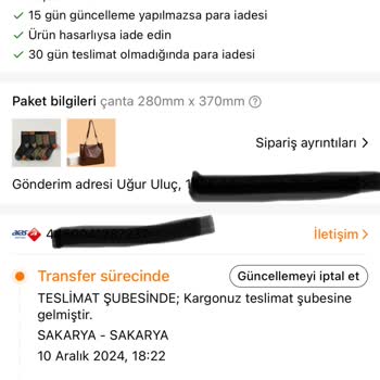 Yanıltıcı Teslimat Bildirimi Ve Yetersiz Müşteri Hizmetleri