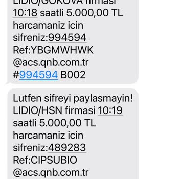 Lidio Ödeme Hizmetleri PTT Kargo Takip Sitesi Üzerinden Yanıltıcı Şoku