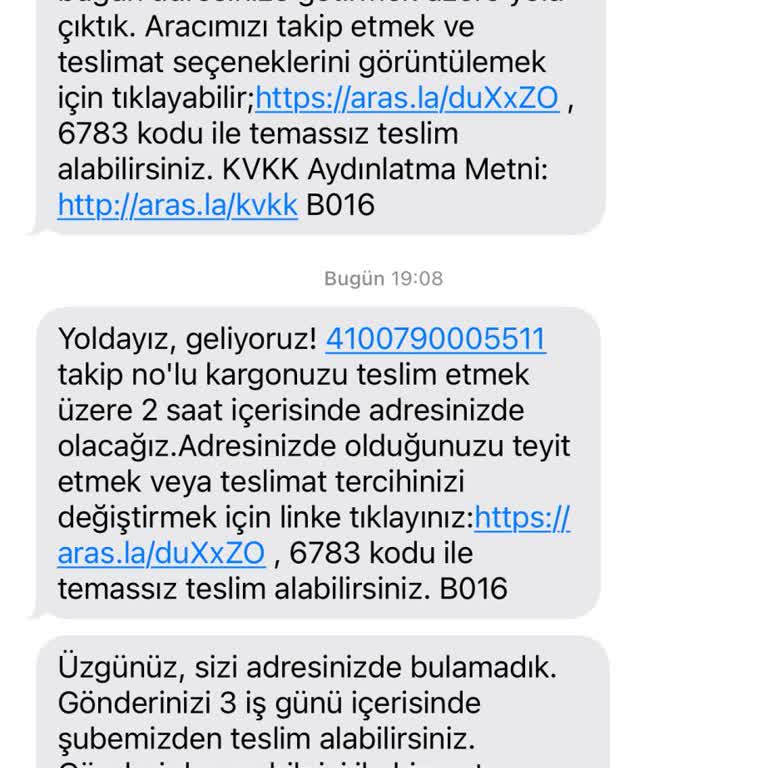 Evdeyken Gelen 'Evde Bulunamadı' Mesajı Sorunu