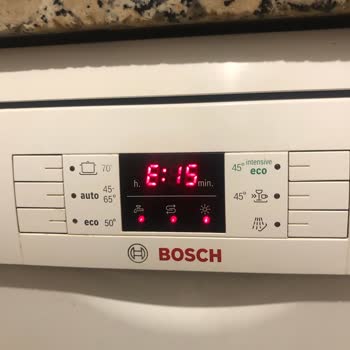 Bosch Bulaşık Makinesi E-15 Hatası Çözülmüyor
