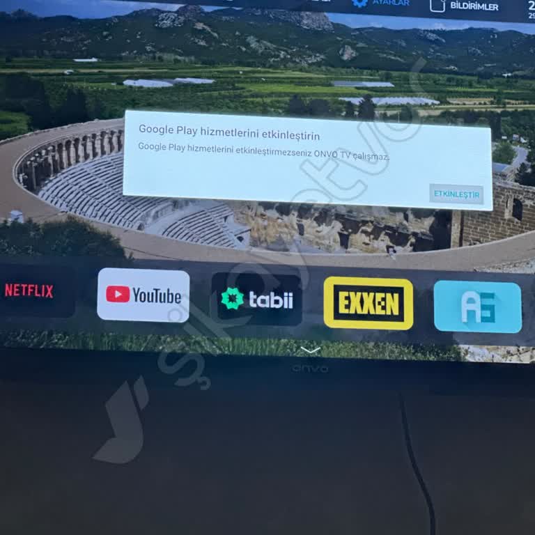 Onvo TV'de Google Play Hizmetleri Sorunu