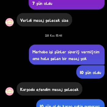Ürün Teslimatında Sorumsuzluk Ve İletişim Eksikliği