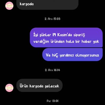 Ürün Teslimatında Sorumsuzluk Ve İletişim Eksikliği