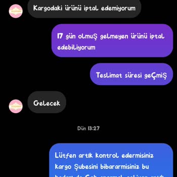 Ürün Teslimatında Sorumsuzluk Ve İletişim Eksikliği