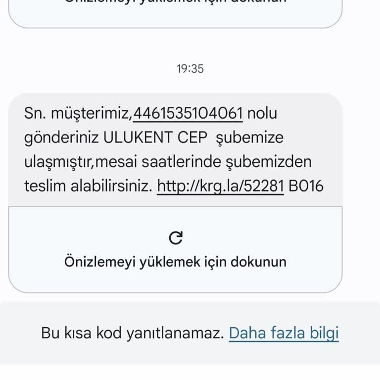 Bilinmeyen Gönderici Ve Güvenlik Endişesi: Aras Kargo'dan Beklenmedik Mesaj