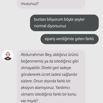 Yanıltıcı Ürün Ve İlgisiz Müşteri Hizmetleri