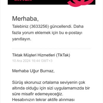 Haksız Sürüş Puanı Ve Üyelik İptali