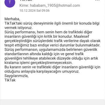 Haksız Sürüş Puanı Ve Üyelik İptali