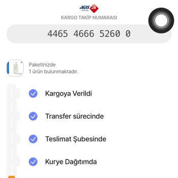 Teslim Edilen Sipariş Elime Ulaşmadı