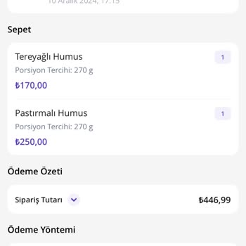 Getir Siparişi Zamanlaması Ve İletişim Sorunu