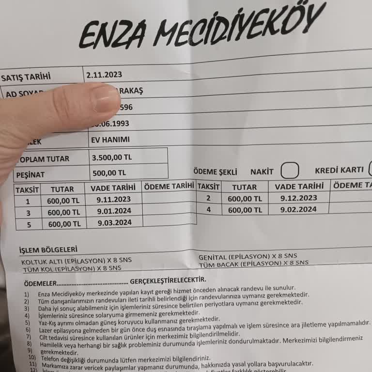 Lazer Epilasyon Hizmetinde Verilen Garanti Yerine Getirilmedi