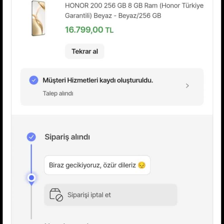 Hepsiburada Siparişimde Gecikme Ve Müşteri Hizmetleri Sorunu