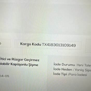 Yanlış Teslimat Nedeniyle İade Sürecinde Yaşanan Sorunlar