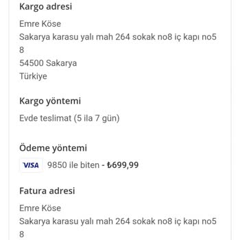Sipariş Sonrası İletişim Eksikliği