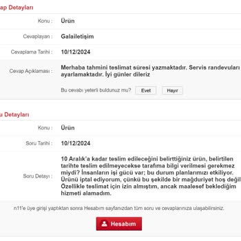 Söz Verilen Teslimat Tarihi Aşılan Televizyon Alışverişi